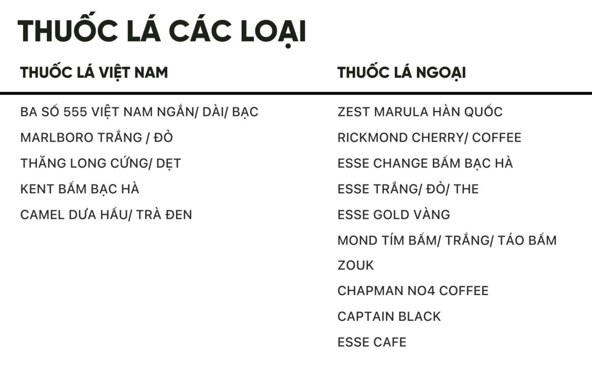 TRANG CHỦ 2 mua thuốc lá online tphcm