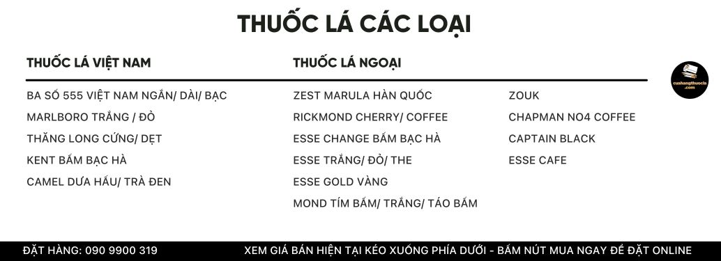 mua thuốc lá online