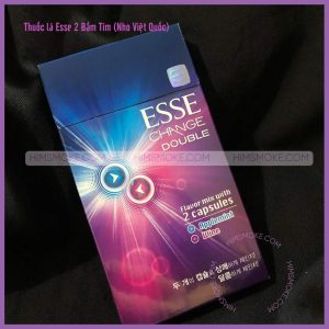ESSE 2 Bấm Tím Change Double Applemint Wine KT&G (1 cây gồm 10 gói) 7 ESSE 2 bấm tím